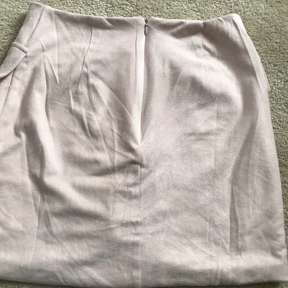 Lace up suede skirt - Picture 3 of 4